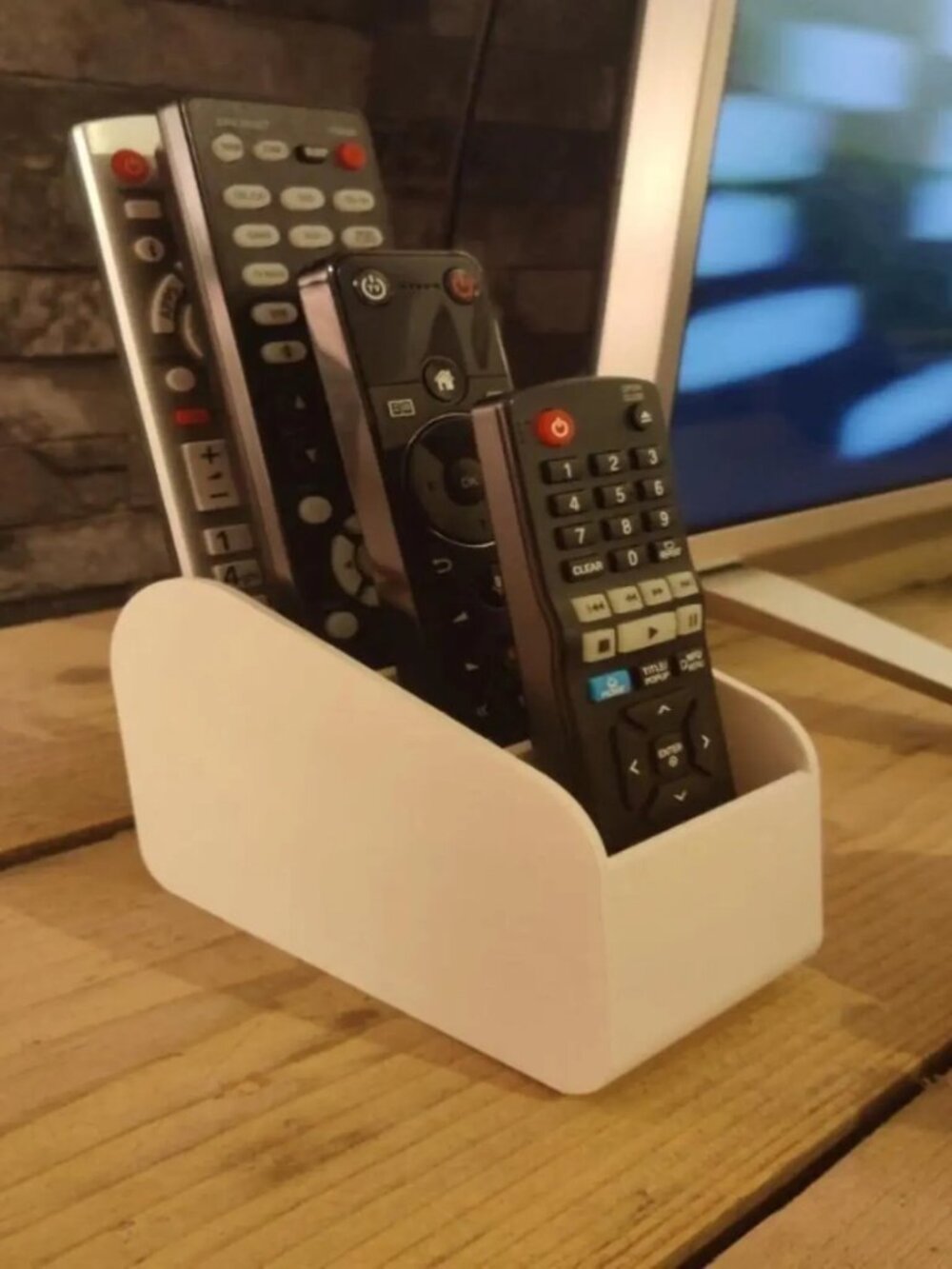 Universal Remote Control Holder Caddy Organizer